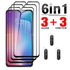 6 в 1 закаленное стекло для объектива Xiaomi Mi 9 9t 8 pro se lite, защита экрана, полное покрытие, защитная пленка для камеры, защита от падения xia xio m