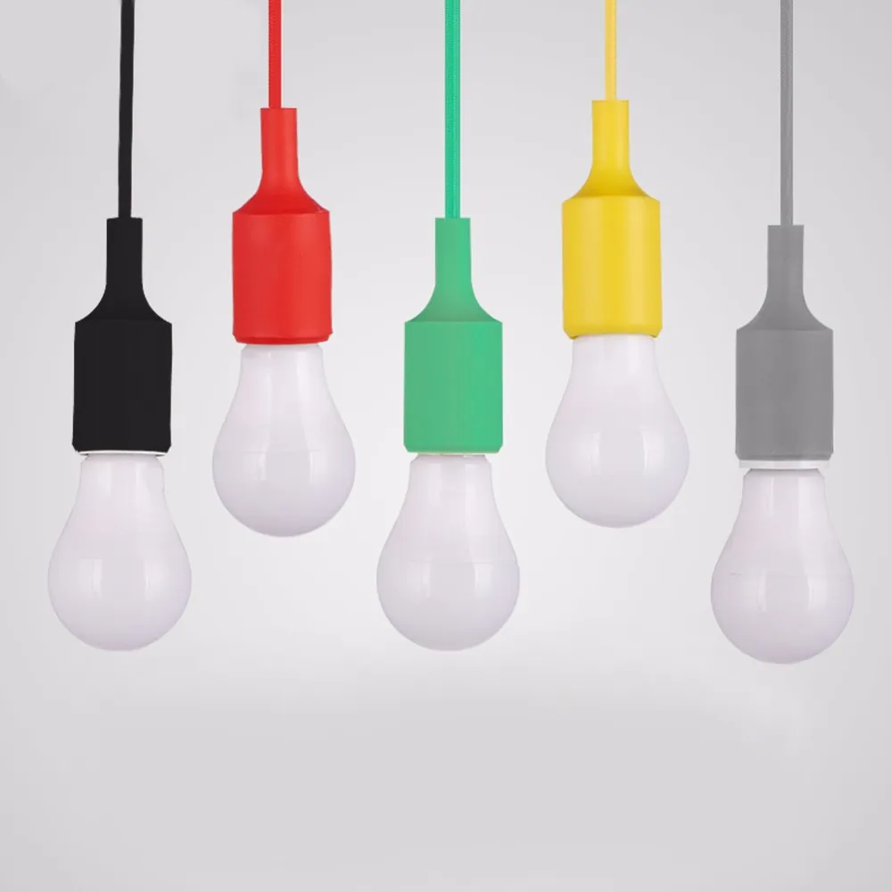 Цветной держатель потолочного светильника из силикона и резины цоколь E26 E27