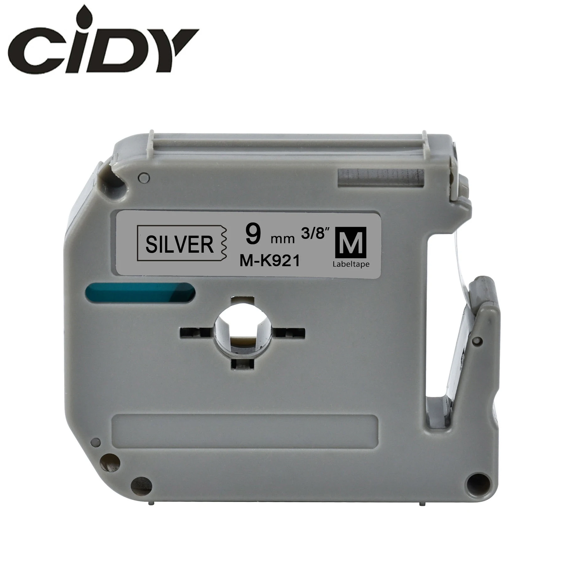 

CIDY MK921 MK 921 M-K921 9mm Black on silver label tapes for PT-65 PT-70 PT-80 PT-90 PT-M95 PT-100 PT-110 PT-45M Label Printer
