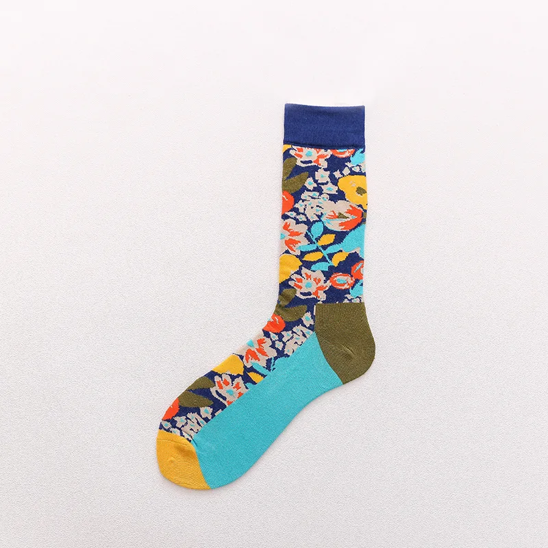 Скейтборд Chaussette Homme, Модные цветные женские носки с язычком, в европейском и американском стиле, в стиле хип-хоп, забавные носки Meias, Size36-42 - Цвет: 14