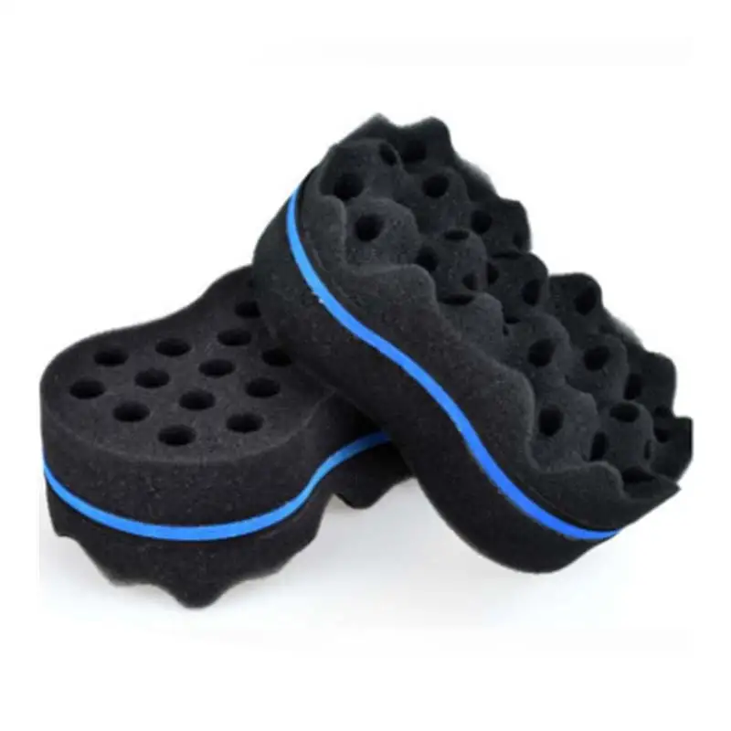 

1Pcs Oval Double Sides Magic Twist Hair Brush Sponge Wave Hair Twist Braiders Dreads Twisting Locks Dreadlocks Curl Brush Tool