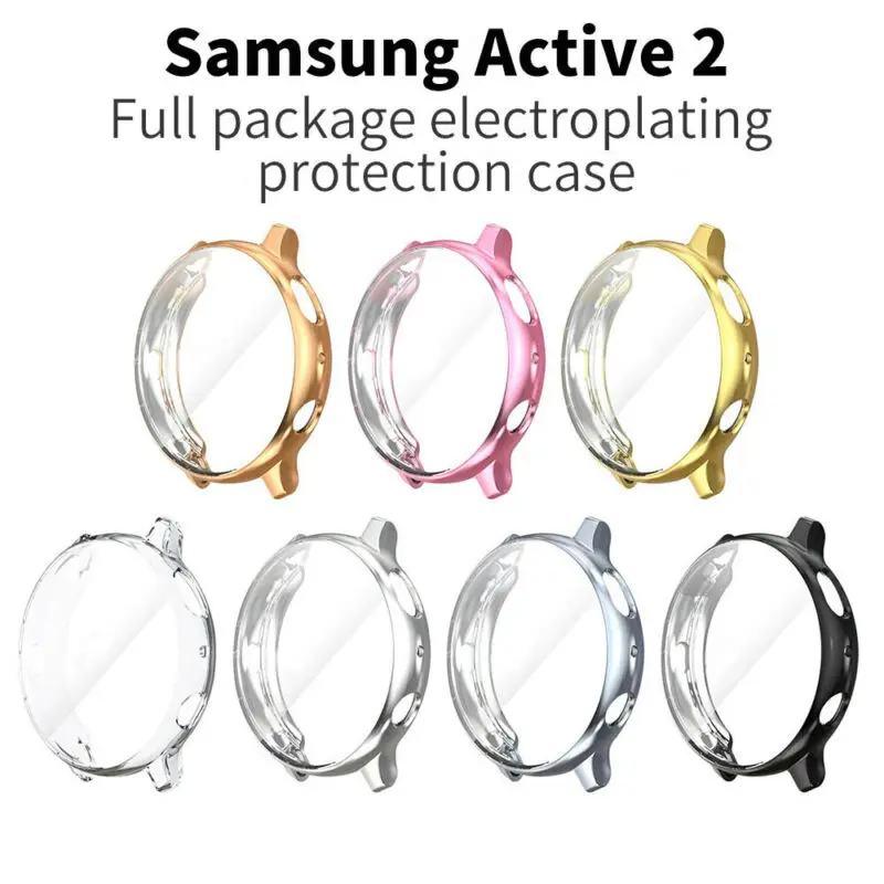 Экран протектор чехол для samsung Galaxy часы активное 2 40/44 мм бампер противоударный из