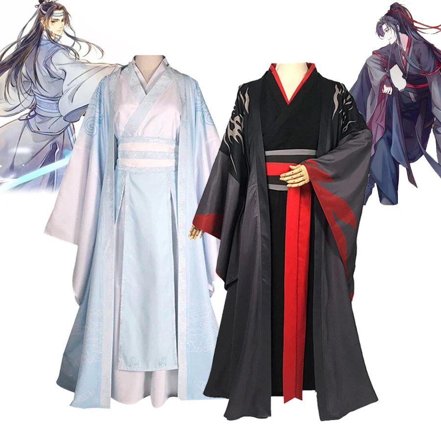 

Mo Dao Zu Shi Cosplay Wei Wu Xian Yiling Patriarch Lan Wang Ji LanZhan Cosplay Costumes Chinese Anime TV Ancient Costume Robe