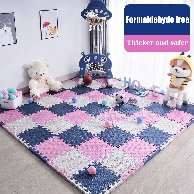 2 5 cm thick baby puzzle mat play mat kids interlocking exercise tiles rugs floor tiles toys carpet soft carpet climbing pad eva free global shipping