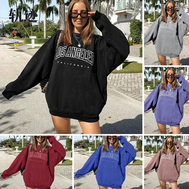 

Винтажный свитшот с надписью, Женский Повседневный пуловер, топы, Осень-зима 2021, одежда, готические свитшоты, оптовая продажа