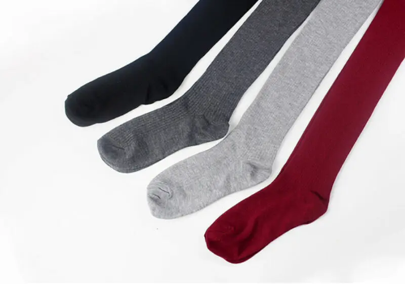 Женские гольфы выше колена для девочек сезон весна-осень теплые вязаные мягкие