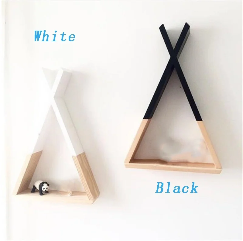 Настенная полка в скандинавском стиле деревянная настенная вагонка украшение