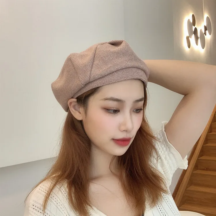 

wool Beret Lady Autumn Winter Warm Hats Female Elegant French FlatPainter Caps Boina para mujer sombreros pour femme Bonnet girl