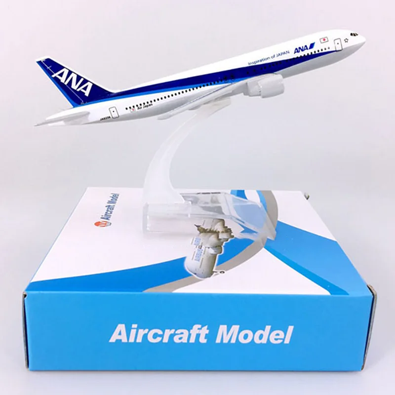 Модель самолета ANA B767 16 см 1:400 с базовым сплавом | Игрушки и хобби