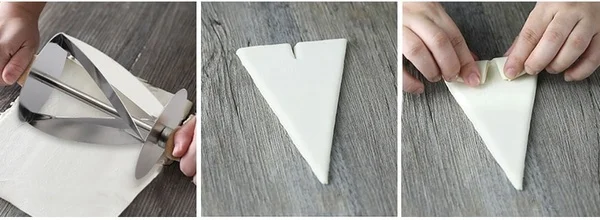 Upspirit Нержавеющая сталь дисковый нож для производства круассан колесо тесто