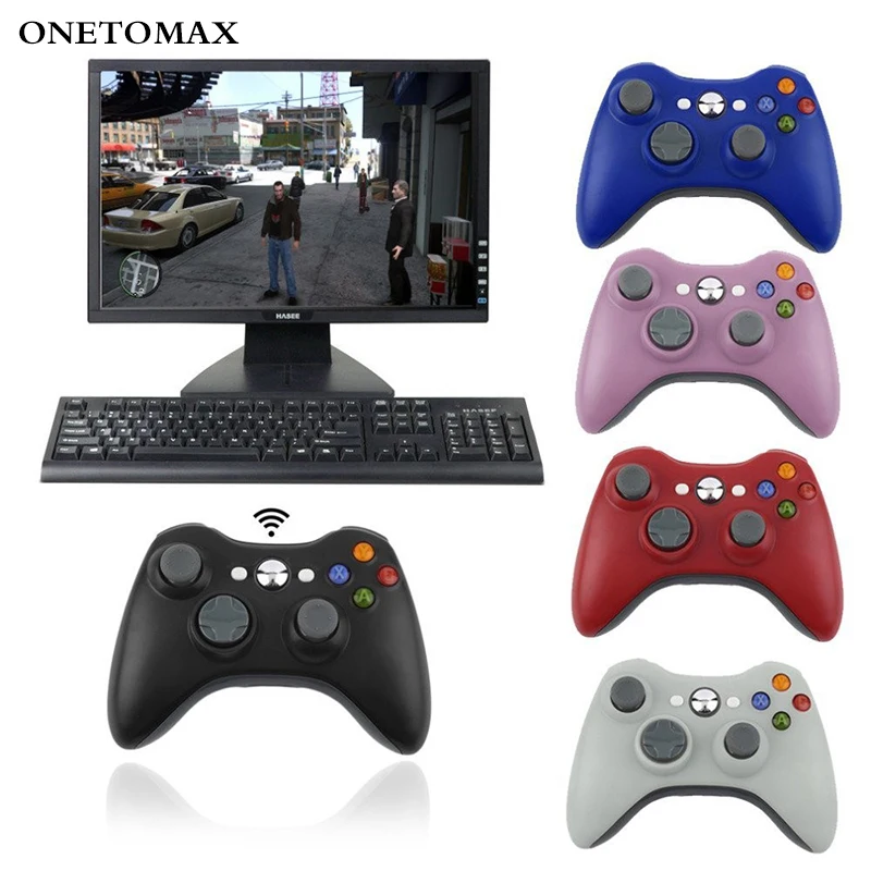 Геймпад для Xbox 360 беспроводной контроллер XBOX джойстик ПК игровой приемник