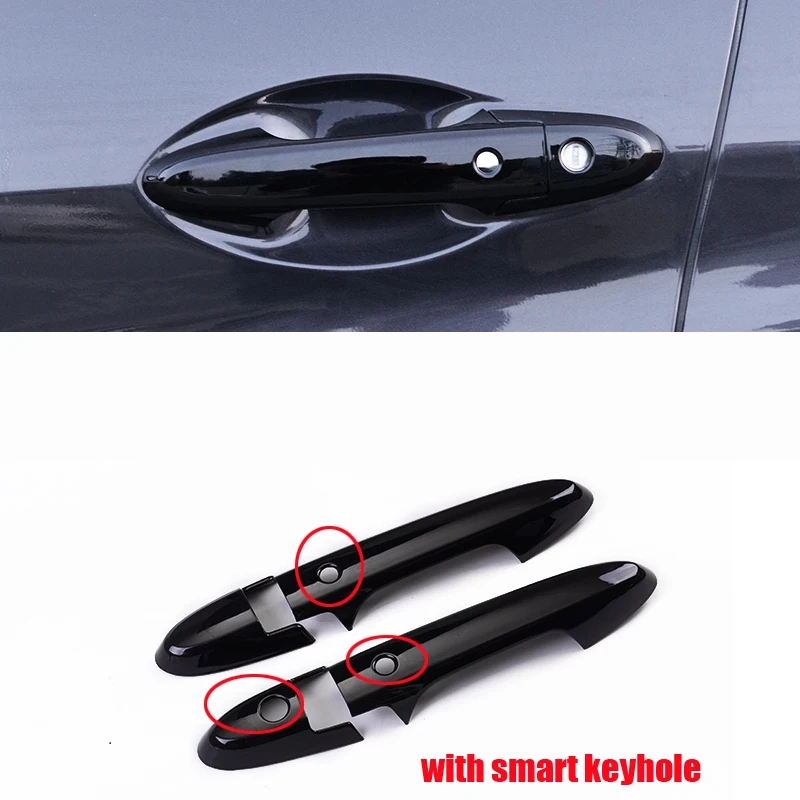 Стайлинг автомобиля крышка чаши для входной двери вставка обшивка наклейка АБС