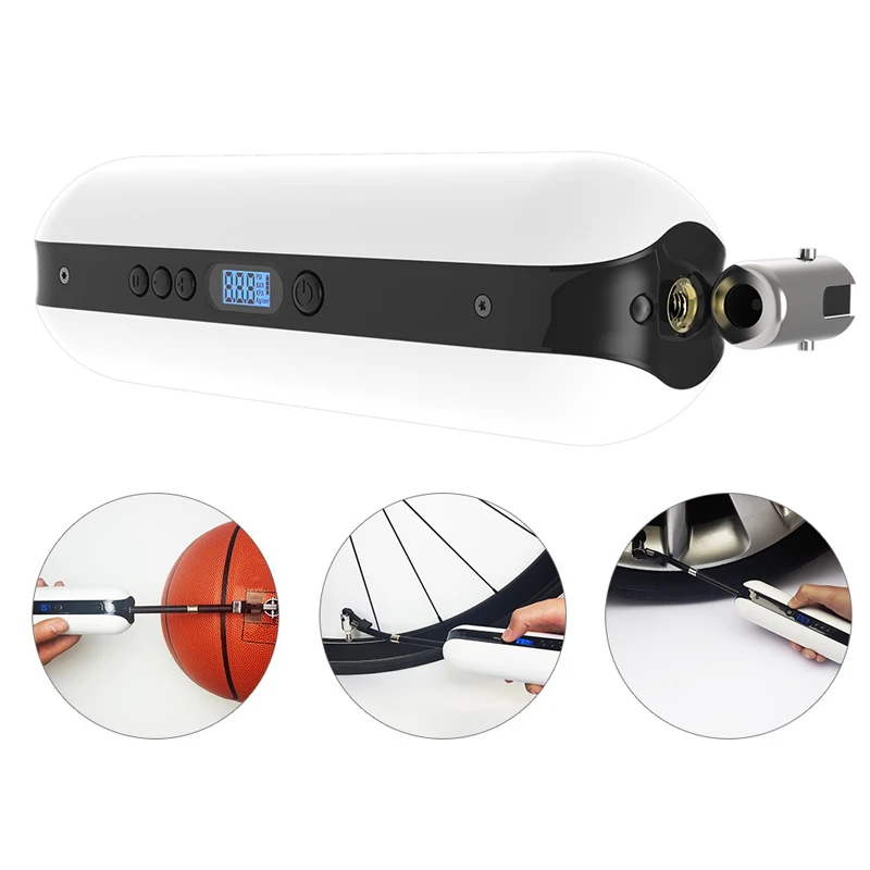 Умный воздушный насос 150 PSI Аккумуляторный компрессор с ЖК дисплеем точная