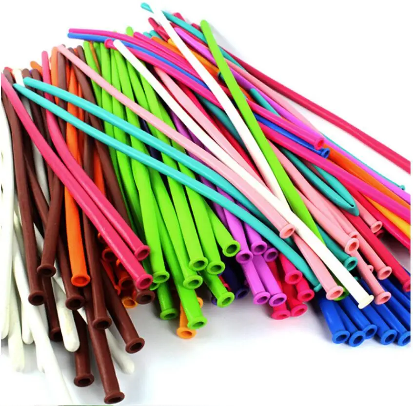 

100P/set 26CM Mixed color magic Balloon Long Shape Balloon Latex Balloons Assorted Colors Wedding Birthday Christmas Decoration