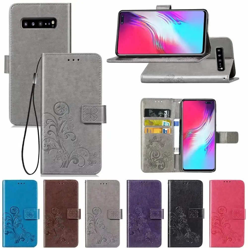 Высокое качество тиснение Стенд Флип PU кожаный чехол для Samsung Galaxy Note 2 3 4 5 Note2 Note3