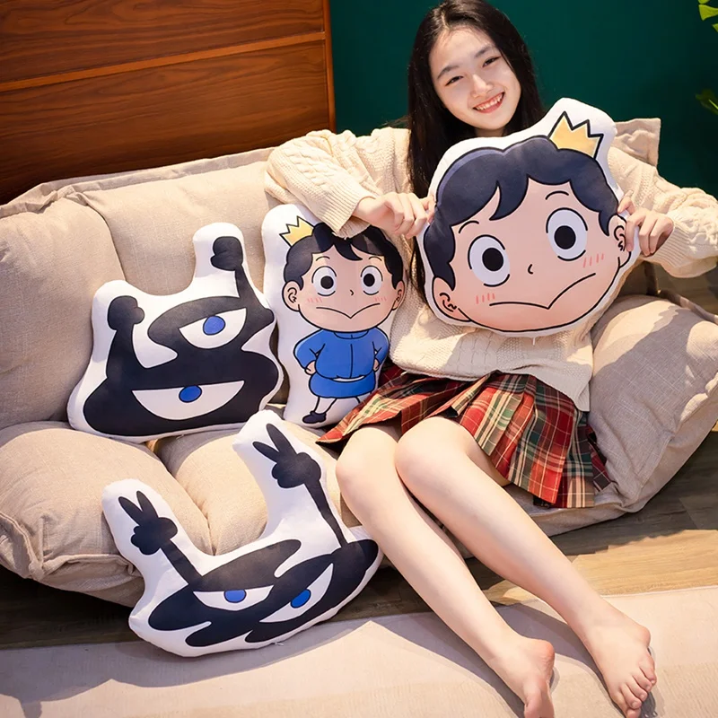 

Cartoon Anime Ranking of Kings Pillow Japanese Double-sided Printing Cushion Bojji Kage Plush Toy Hug Plushies Home Decoration