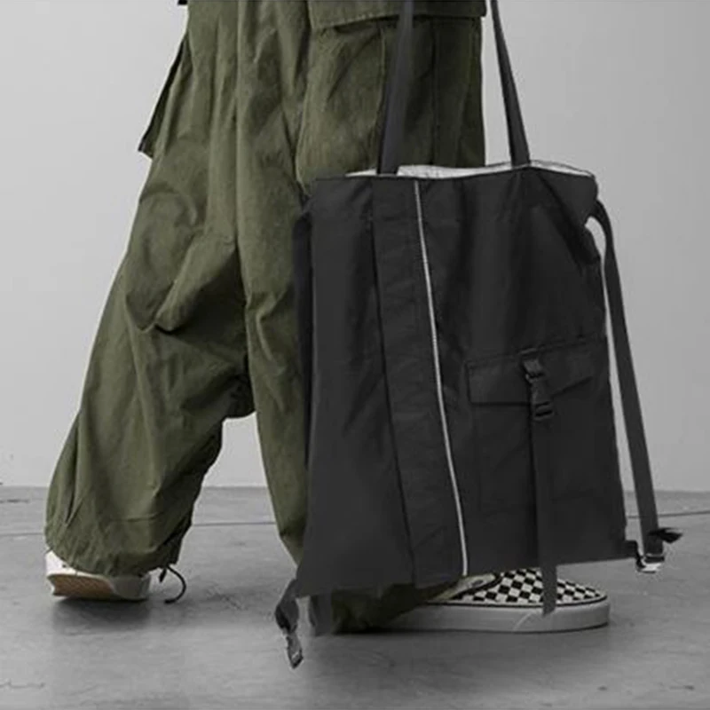 Сумка на плечо для женщин и мужчин черные мессенджеры водонепроницаемые