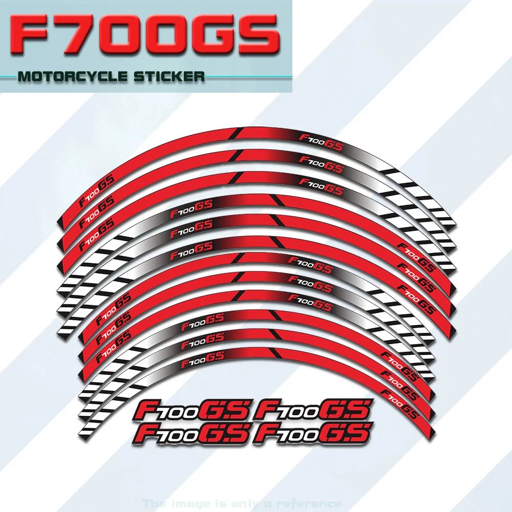 

Waterproof and reflective stickers for motorcycle wheels are on sale for BMW F700GS F700 gs f700