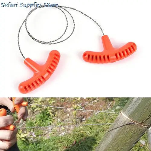 

Stainless Steel Wire Saw Outdoor Camping Emergency Survival Gear Tools