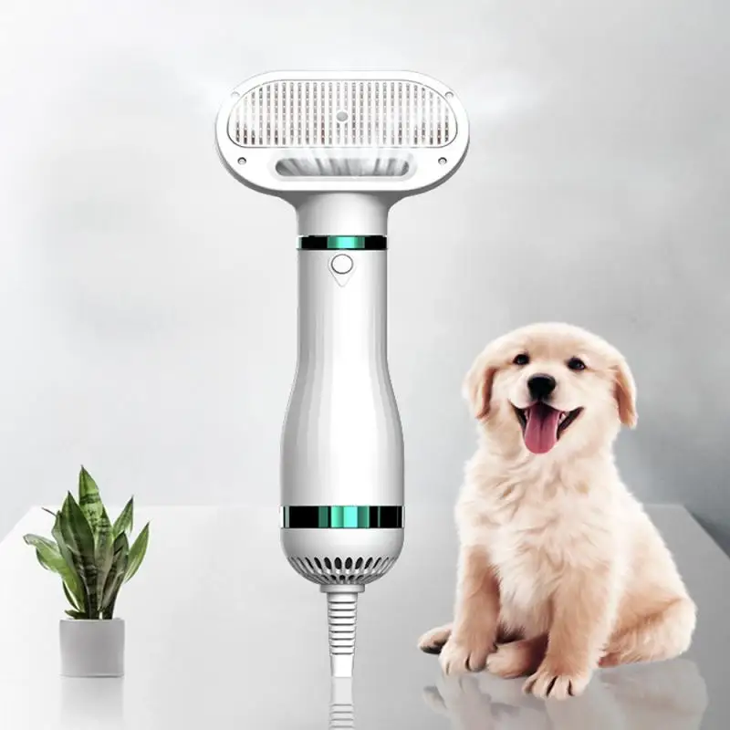 

Pet Hair Dryer Portable 2 in 1 Dog Hair Dryer Home Pet Grooming Cat Hair Comb Dog Fur Blower Adjustable Temperature Pet Brush