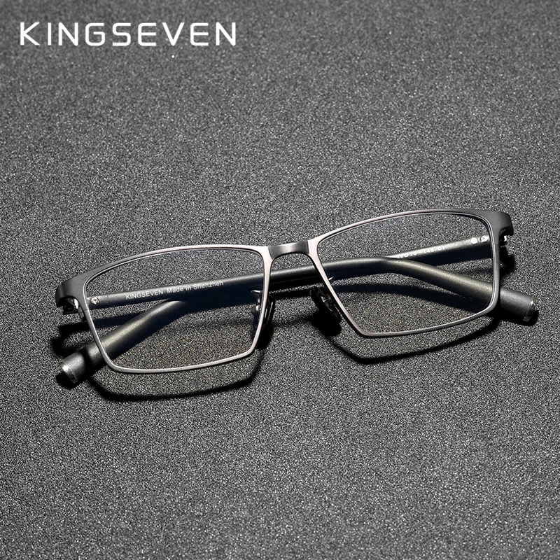 Оправа для очков KINGSEVEN мужчин и женщин прямоугольные винтажные оптические