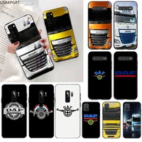 daf truck logo phone case for samsung s20 plus ultra s6 s7 edge s8 s9 plus s10 5g lite 2020