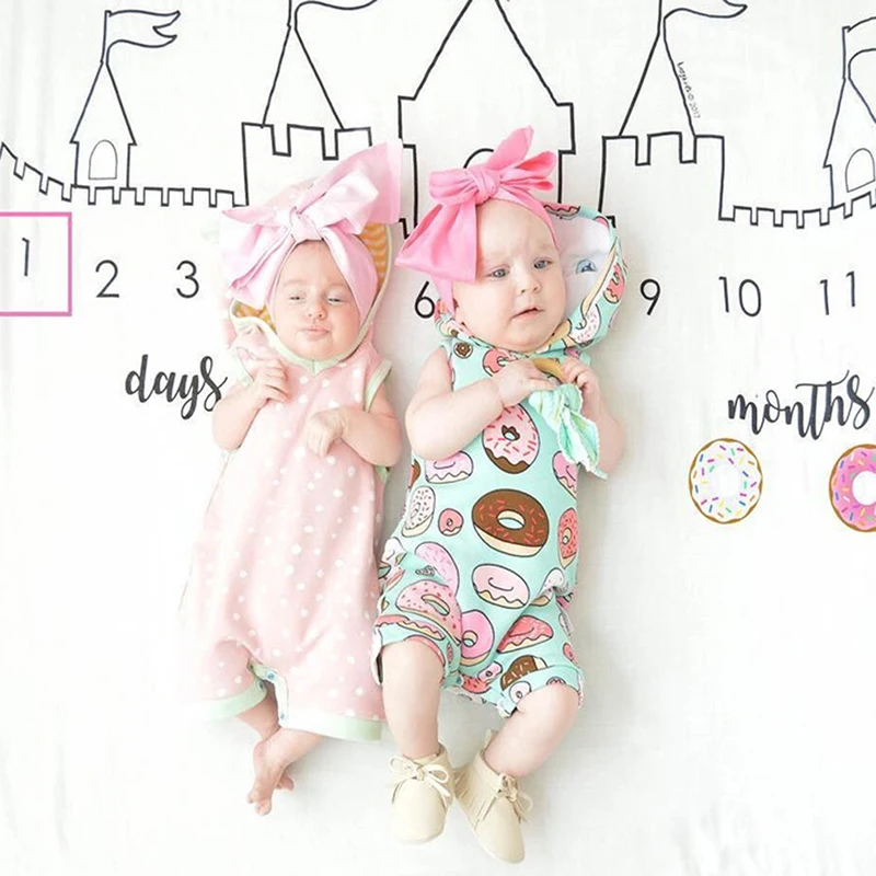 Четырехслойное Марлевое банное полотенце с принтом для младенцев без