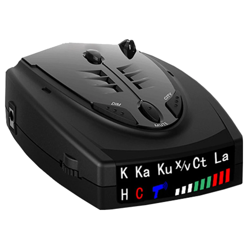 

STR-525 Radar Detector English Russian Thai Voice Auto Vehicle Speed Alert Warning Anti Radar Car Alarm Accessories