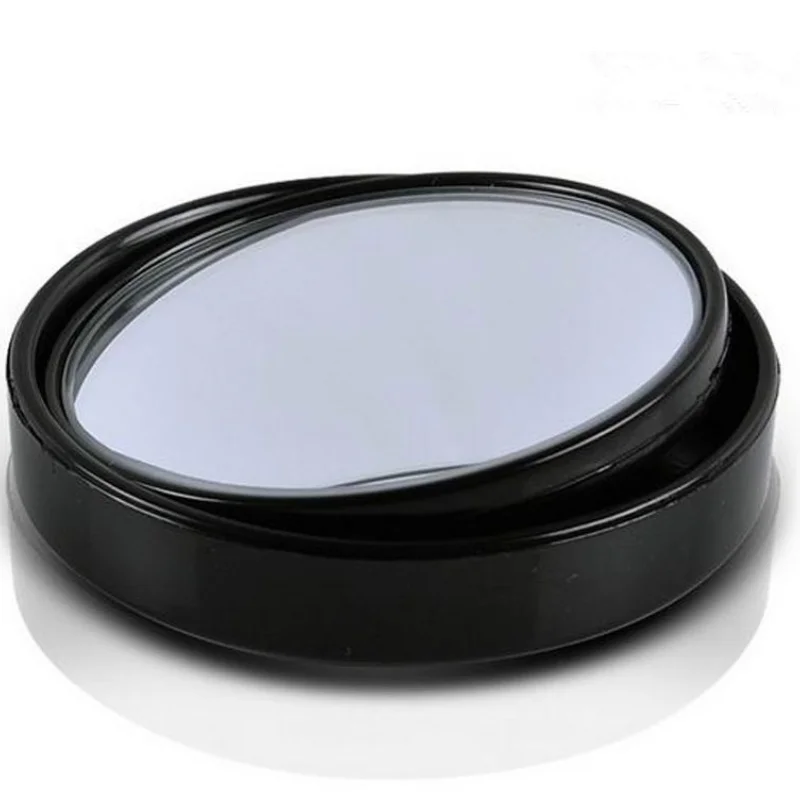 

2pcs/lot Car Rearview Mirror Small Round Mirror Blind Spot Mirror Wide Angle Lens 360-degree Adjustable Rearview Mirror