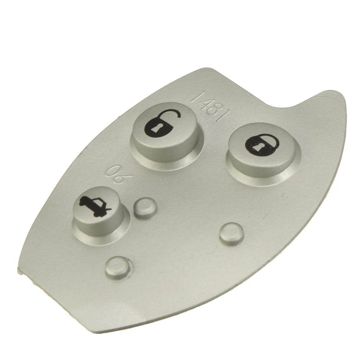 3 кнопки автомобильный флип ключ резиновый кнопочный коврик Замена для Citroen C5 Xsara