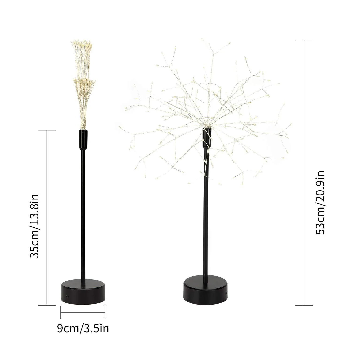 120 светодиодный USB елки светильник Медный провод настольные лампы ночной