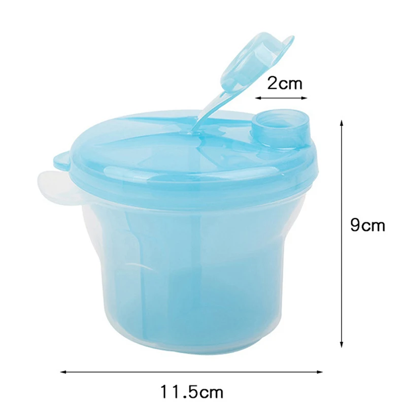 Portable Milk Powder Formula Dispenser 3 Layer Rotary Tank Box Baby Feeding Storage Toddler Food Container | Мать и ребенок