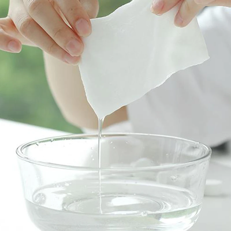 10х! Волшебное расширяемое белое нетканое полотенце для лица портативные сжатые