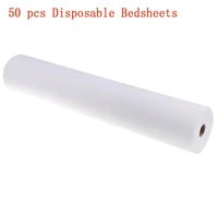 1 roll 50pcs disposable massage bed sheets table covers spa bed sheet for salon hotel waterproof oil resistant