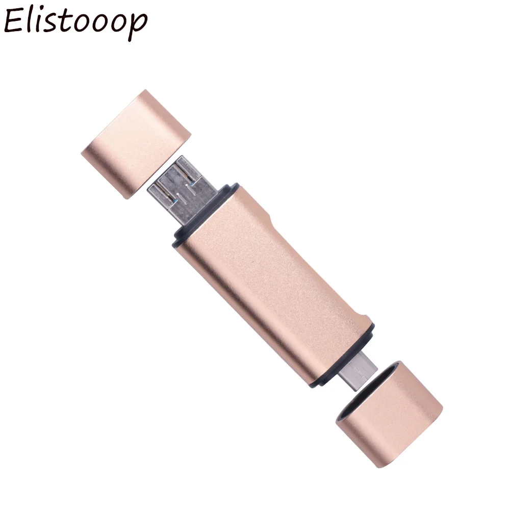 Новый USB a/c 3 в 1 OTG Micro usb type C интерфейс для TF SD кардридер Macbook retina 12 Pro 13 15 телефон