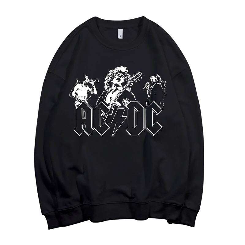 8 дизайнов Pollover Толстовка ACDC AC/DC Австралийский жесткий рок толстовки Панк sudadera уличная флисовая оболочка куртка верхняя одежда