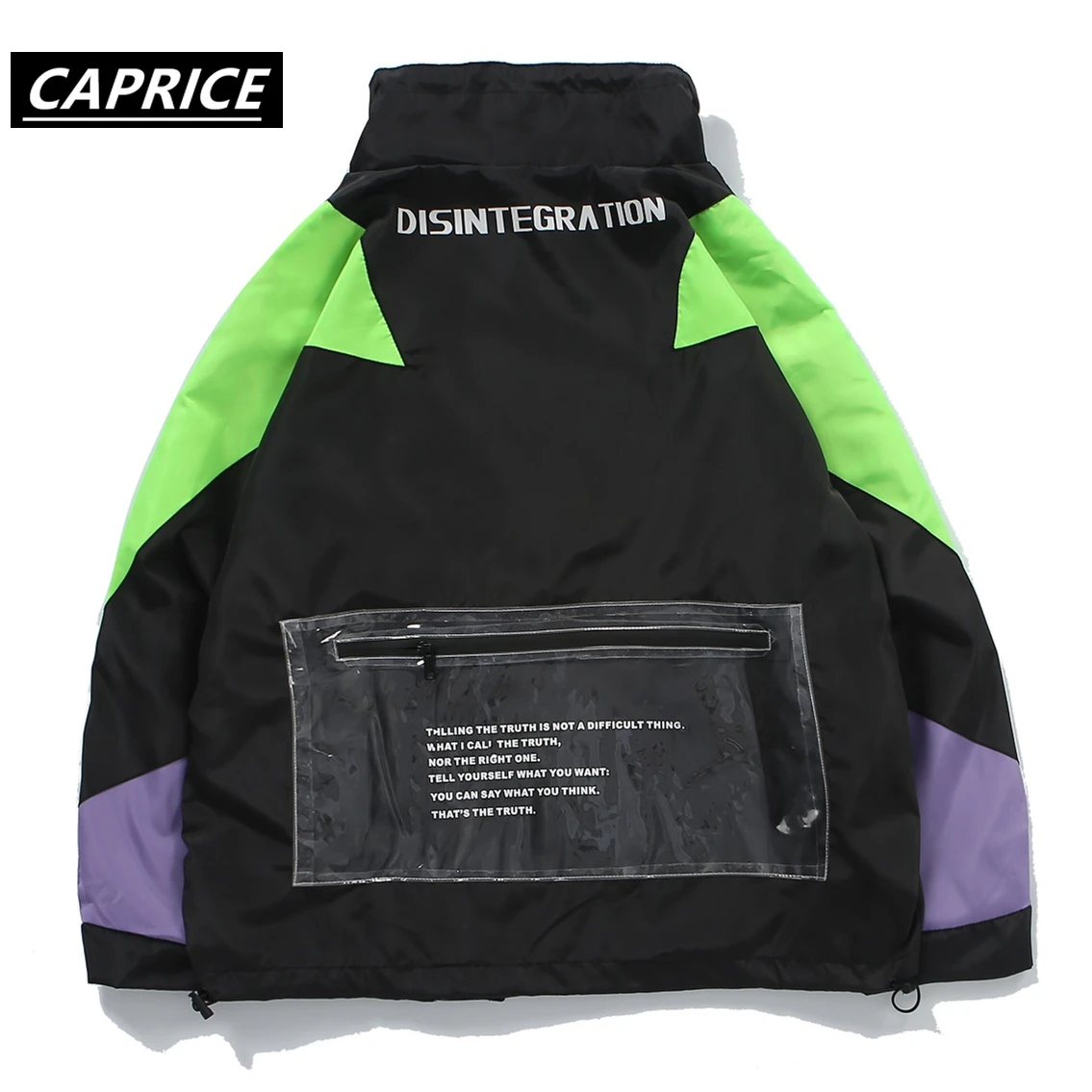 Уличная одежда с задними карманами полумолния пуловер ветровка спортивные