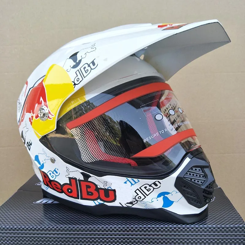 Мотоциклетный шлем модульный белого цвета для женщин езды по пересеченной