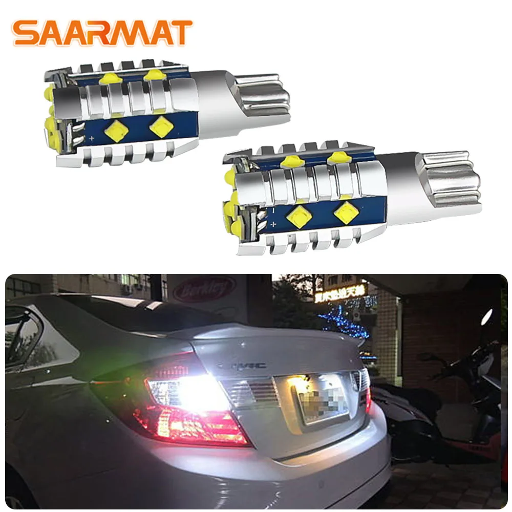 2 CAN-BUS T15 W16W 921 светодиодный лампы сигнала светильник для Honda Odyssey Crosstour CRX Civic nc750x