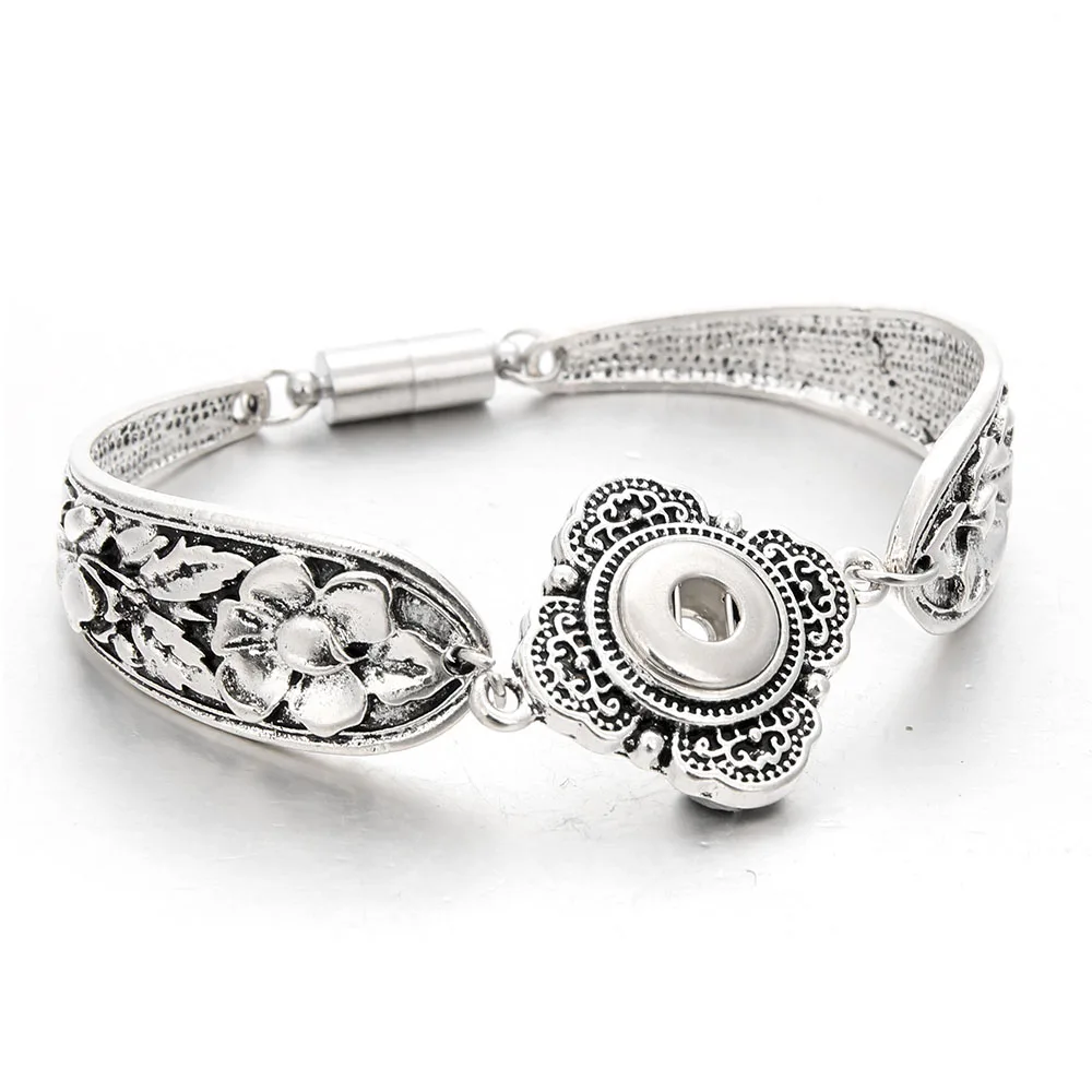 Модные ювелирные изделия магнитные застежки браслет браслеты подходят для 12 мм