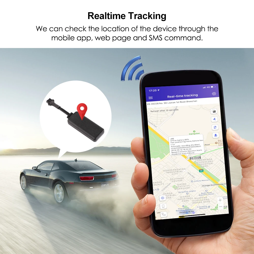 Gps трекер Автомобильный gps Vichle Cut Oil Localizador гео-забор ударная сигнализация