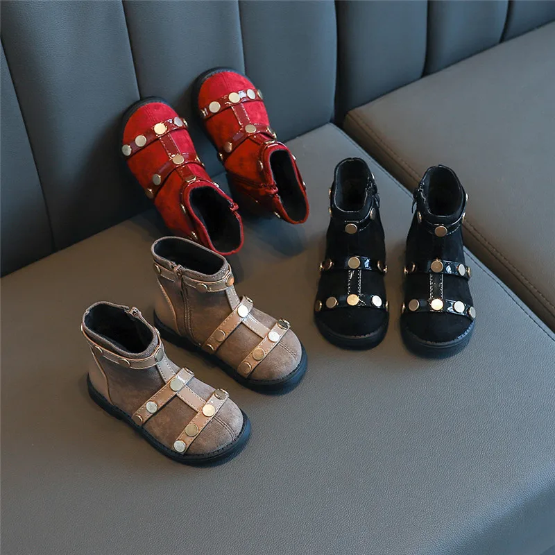 2019 New Warm Kids Winter Boots Mid-Calf Snow for Boys Children Shoes Girls Footwear Size |