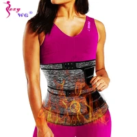 sexywg back support strap tactical belt for women waist trainer slimming body shaper weight loss neoprene sauna corset shapewear