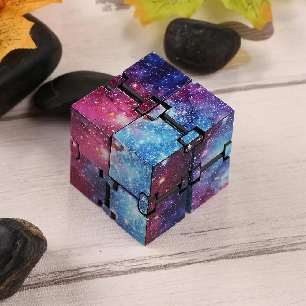 Модная настольная игра игрушка волшебный куб бесконечности мини-игрушка на