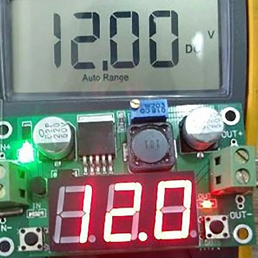 

Step-down module DC-DC Buck LM2596 DC/DC 4.0~40V to Adjustable Regulator 1.25-37V With LED Voltmeter Voltage T2U1