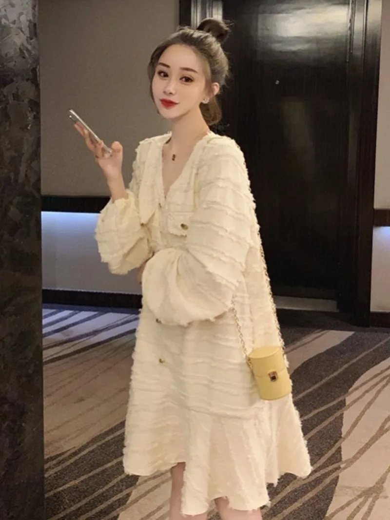 2020 Новое Женское французское Ретро сексуальное с v-образным вырезом изящное