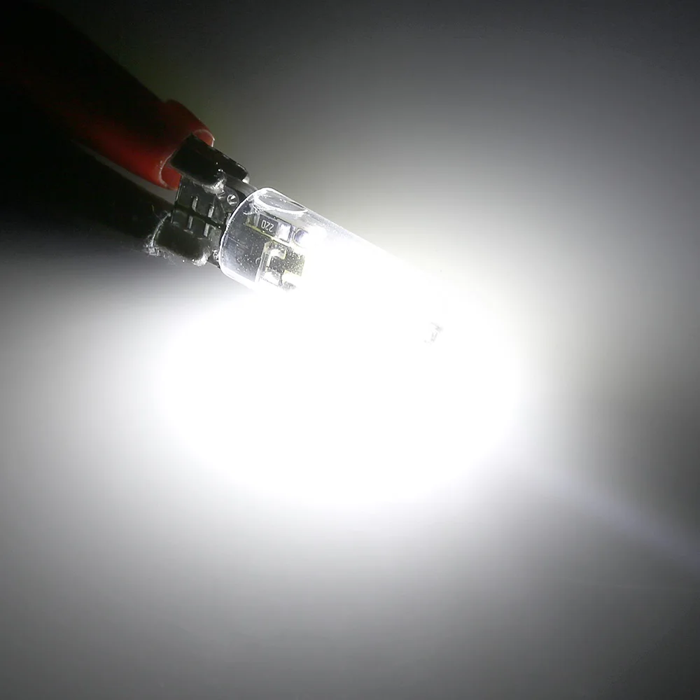 10 шт. светодиодный светодиодные лампочки T10 W5W COB светодиоды с CANBUS LED яркая