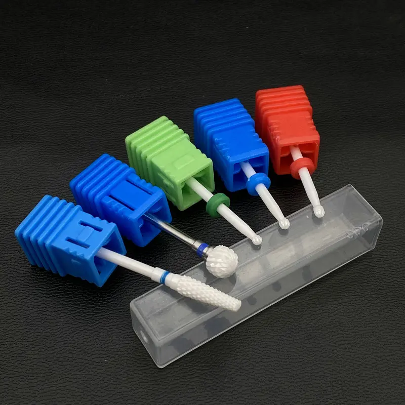 Керамическая Алмазная фреза для ногтей роторные сверла маникюра кутикулы