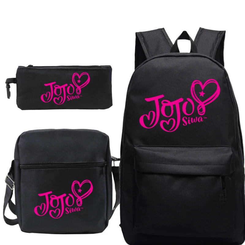 

Рюкзак Jojo Siwa для мальчиков и девочек, рюкзак для подростков с популярным рисунком, модная сумка для школьников и студентов, школьная сумка 3 ...