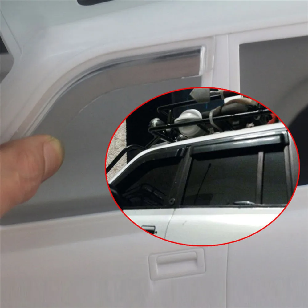 4 шт. оконный солнцезащитный козырек ветровой дефлектор набор для 1/10 LC80 Land Cruiser